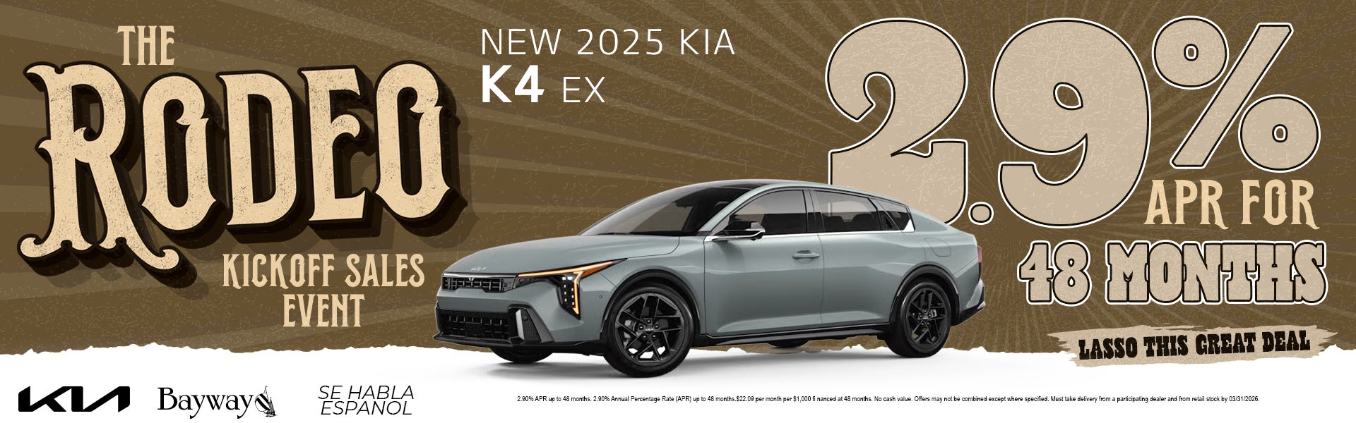 New 2025 Kia K4