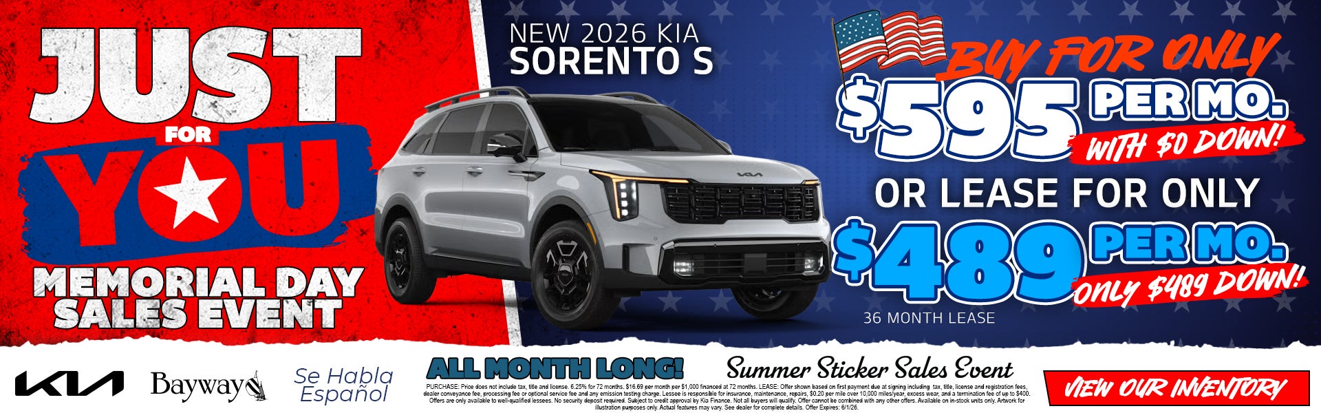 New 2026 Kia Sorento